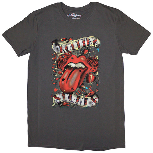 The Rolling Stones Ladies T-Shirt: Tongue & Stars