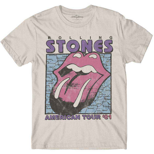 The Rolling Stones T-Shirt: American Tour Map