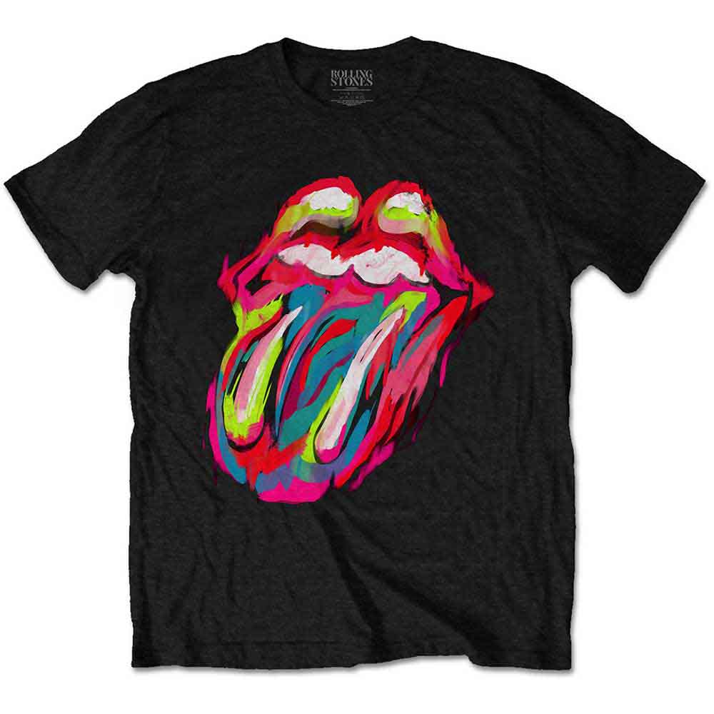 The Rolling Stones T-Shirt: Sixty Brushstroke Tongue