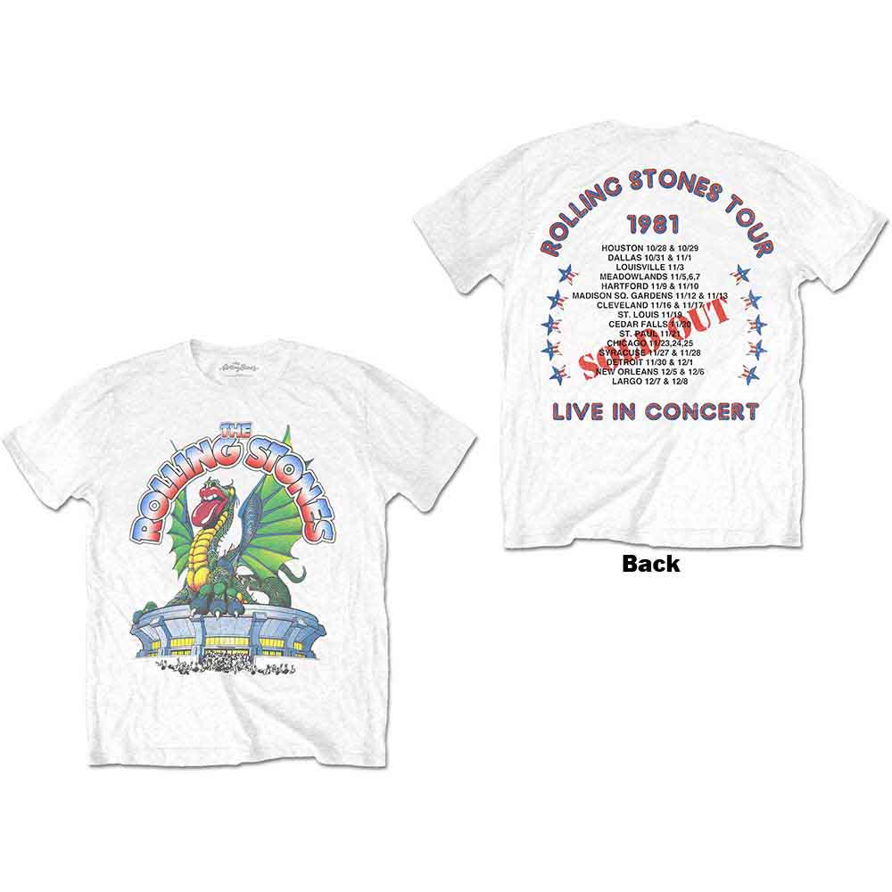 The Rolling Stones T-Shirt: 81 Tour Dragon