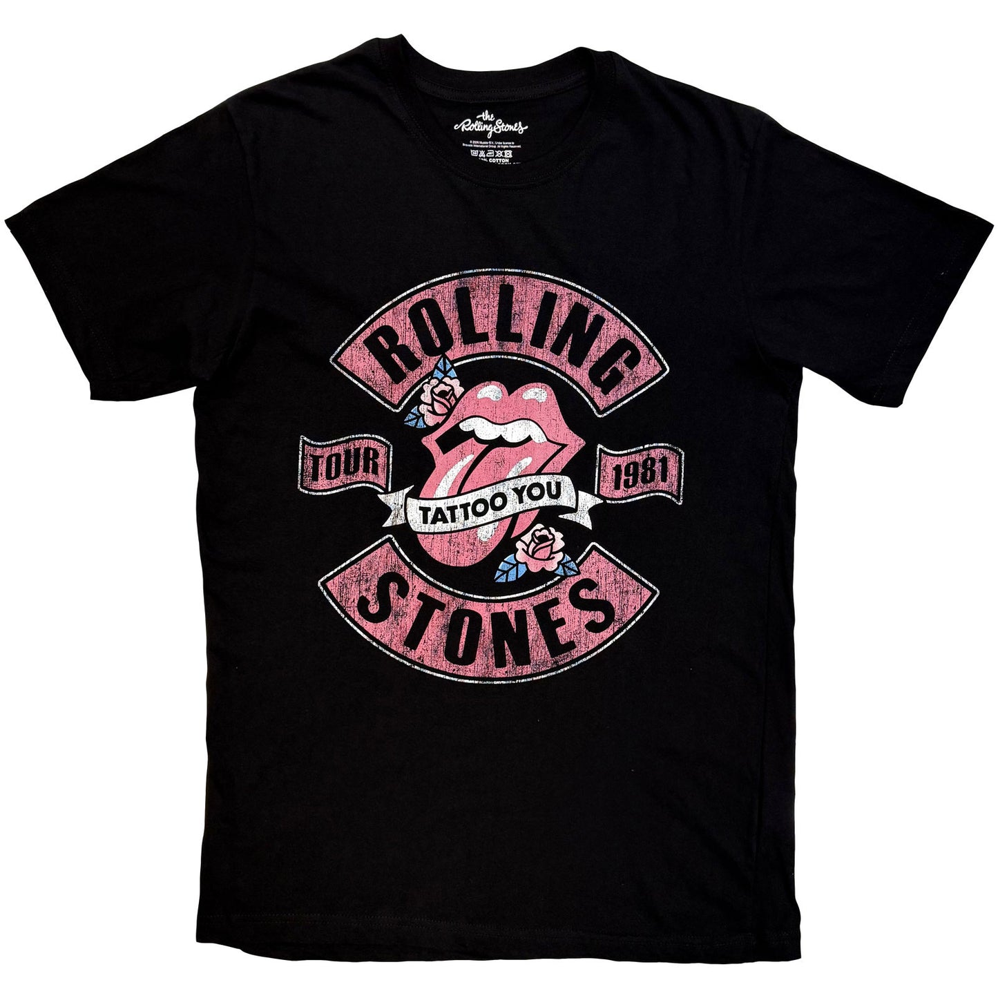 The Rolling Stones T-Shirt: Tour 1981 Tattoo You