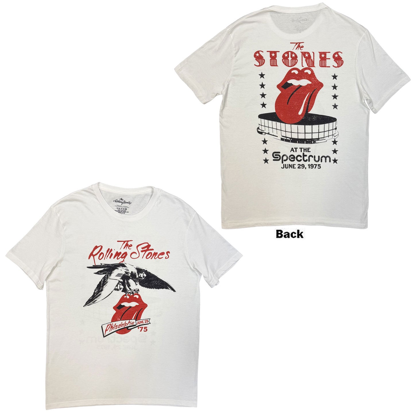 The Rolling Stones T-Shirt: Philadelphia Eagle 1975