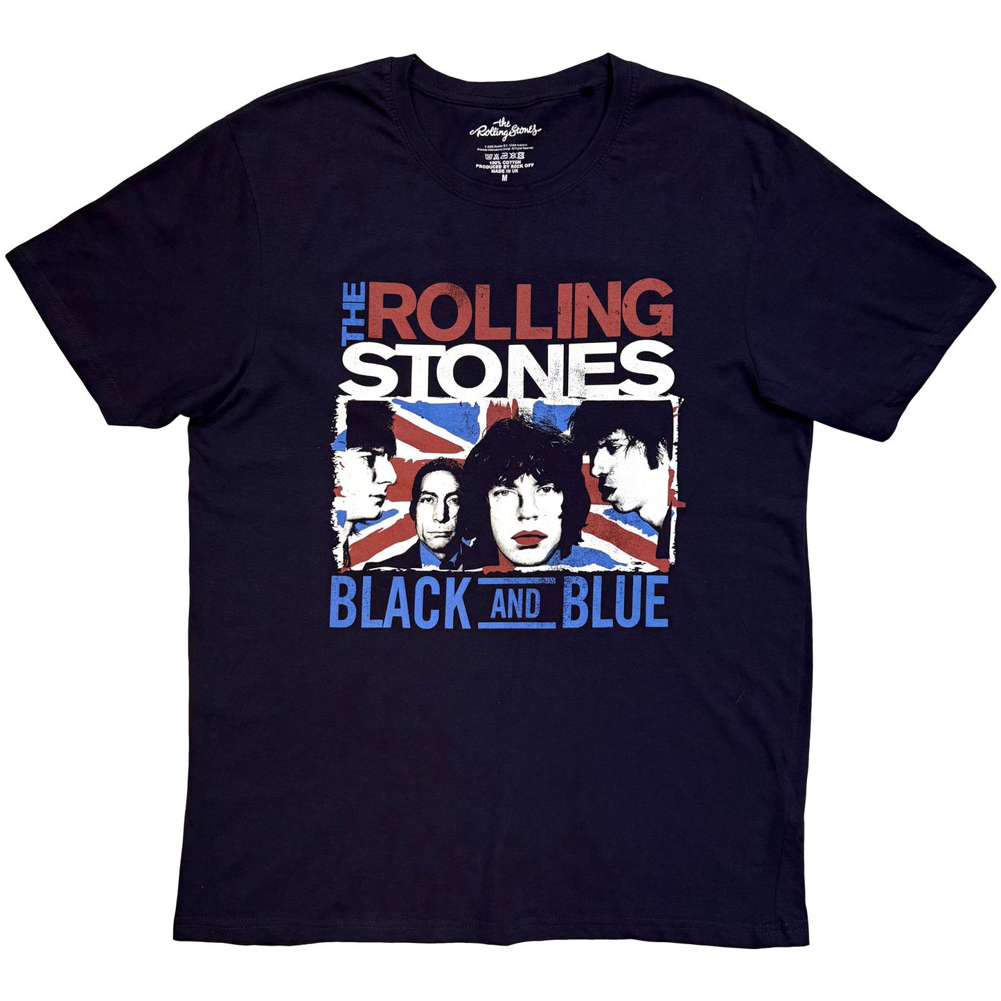 The Rolling Stones T-Shirt: Black And Blue