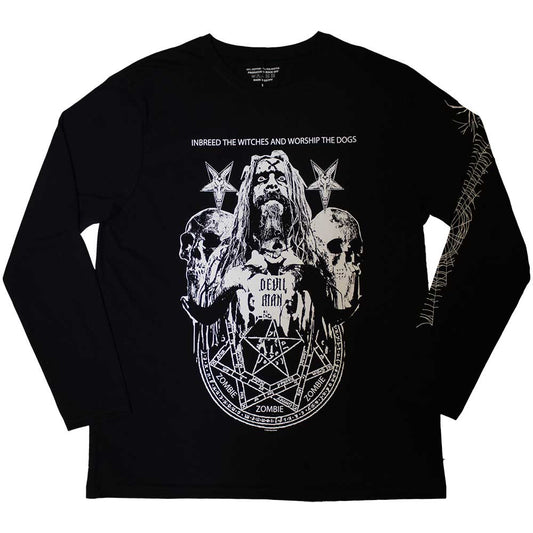 Rob Zombie Long Sleeve T-Shirt: Devil Man