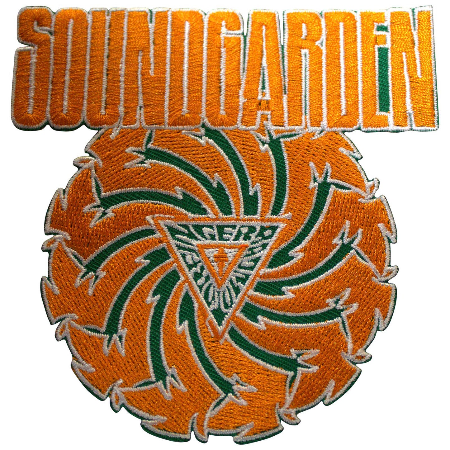 Soundgarden Patch: Badmotorfinger Orange on Green