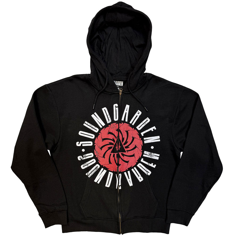 Soundgarden Zipped Hoodie: Circle Logo