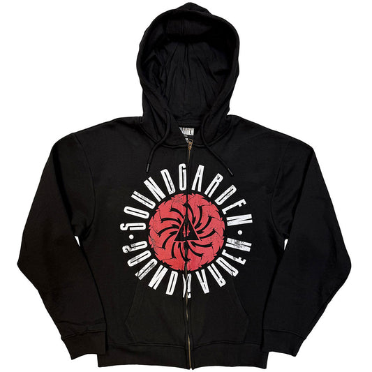 Soundgarden Zipped Hoodie: Circle Logo