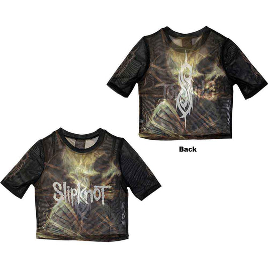 Slipknot Ladies Crop Top: The End  So Far Profile