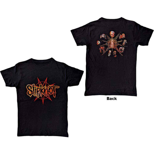 Slipknot T-Shirt: The End  So Far Pentagram Heads