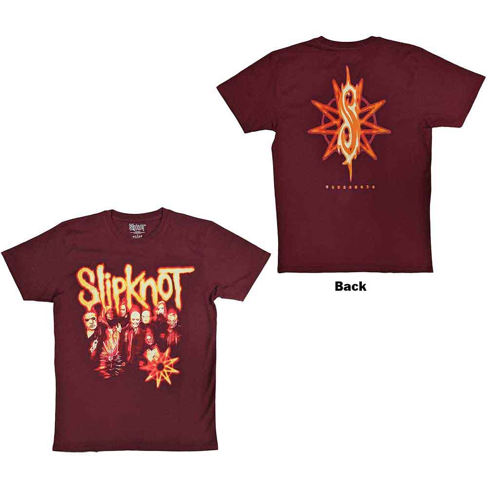 Slipknot T-Shirt: The End  So Far Group Photo Tribal S Nonogram