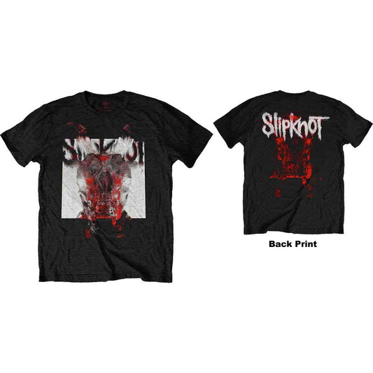 Slipknot T-Shirt: Devil Single - Logo Blur