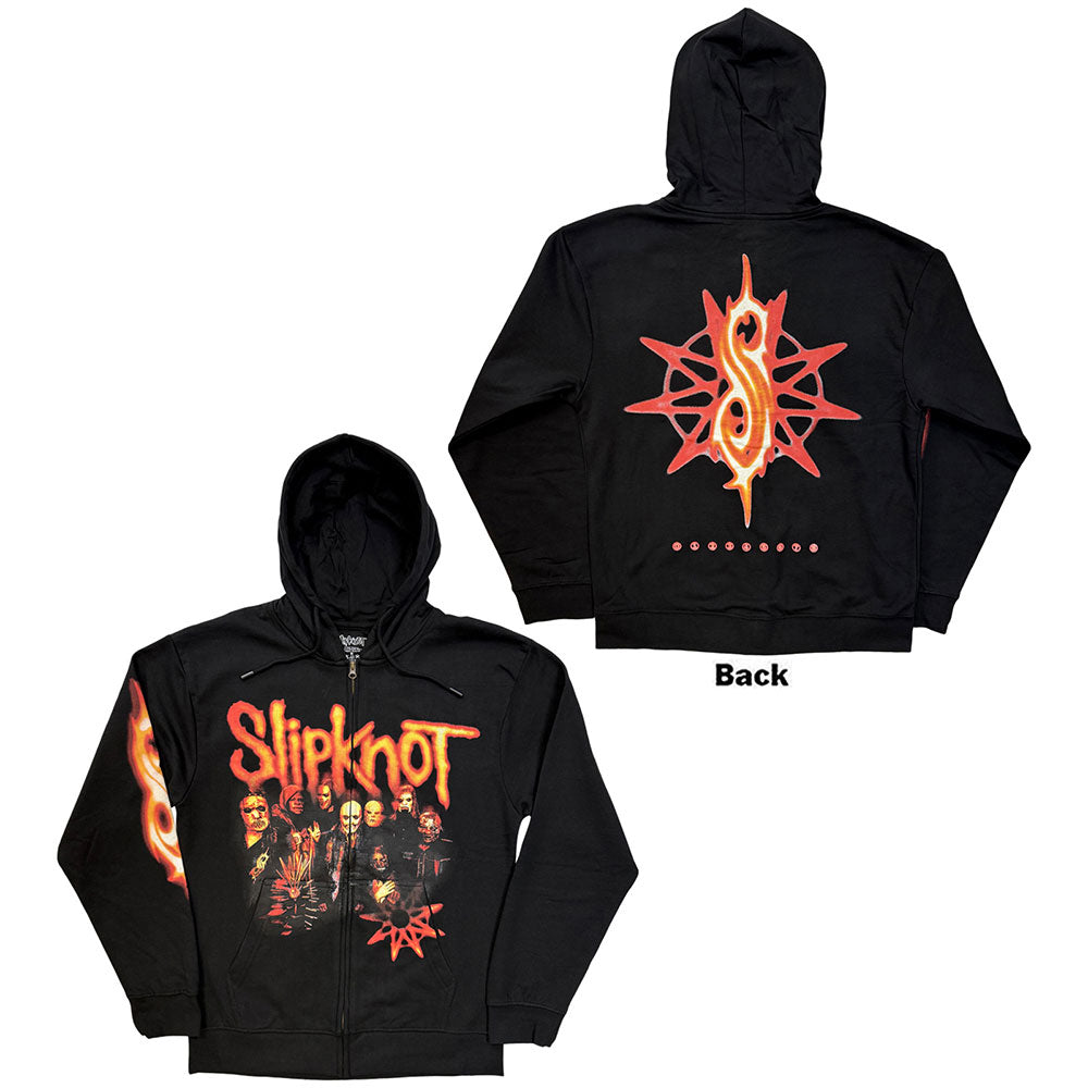 Slipknot Zipped Hoodie: TESF Group Photo Nonagram