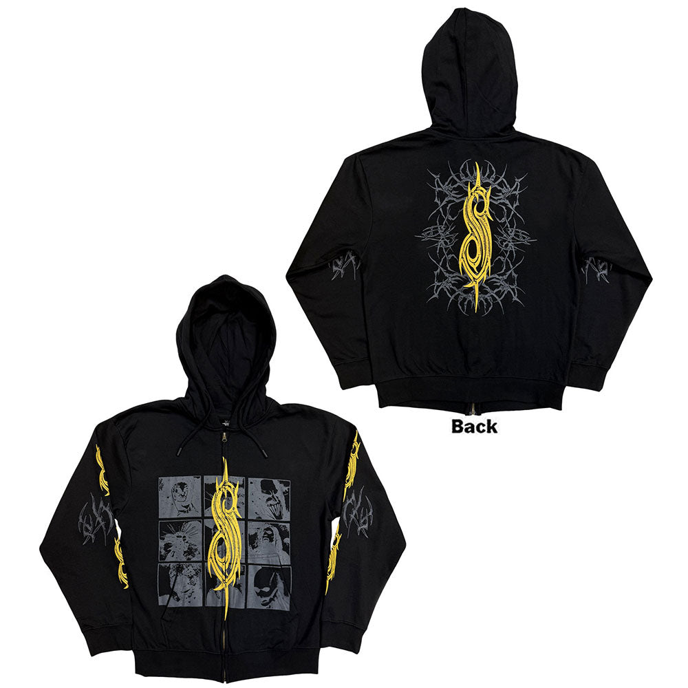 Slipknot Zipped Hoodie: The End  So Far Tribal-S Band