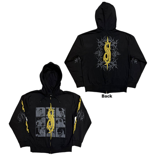 Slipknot Zipped Hoodie: The End  So Far Tribal-S Band