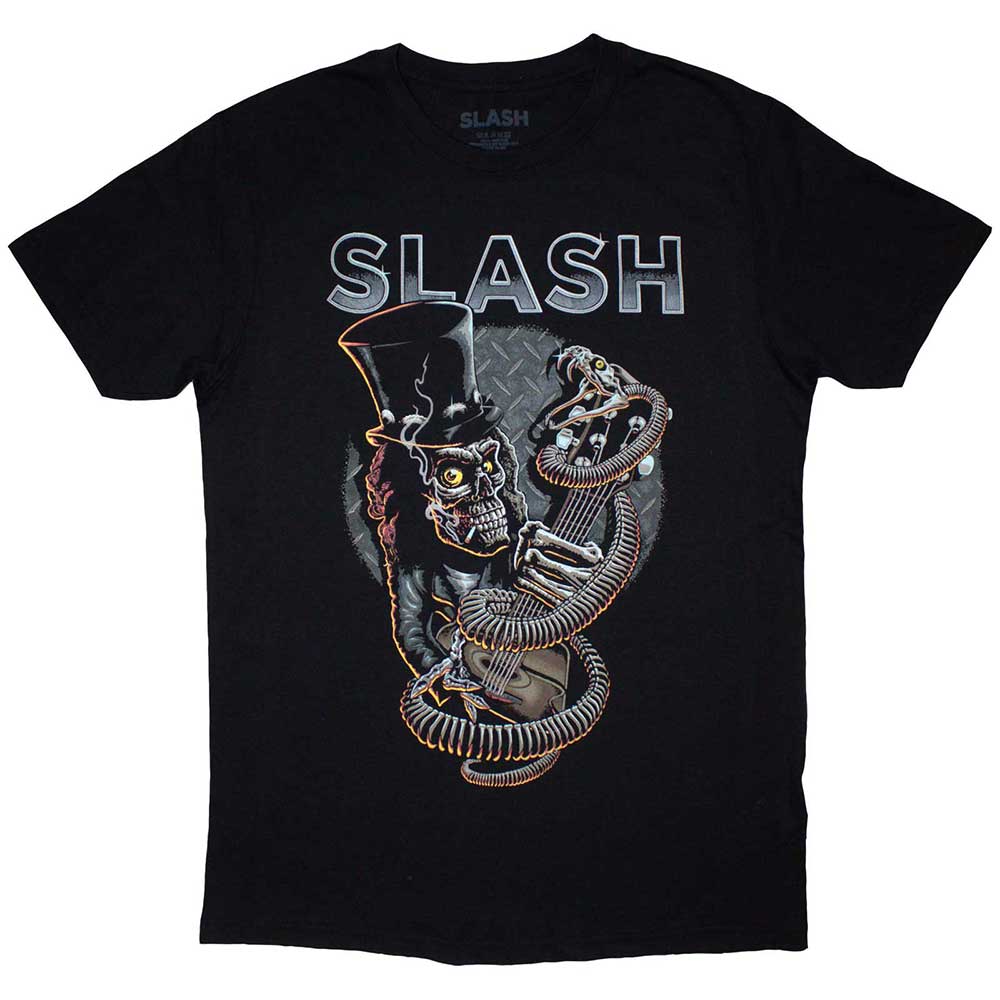 Slash T-Shirt: Skull Guitar Snake