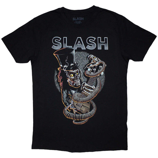 Slash T-Shirt: Skull Guitar Snake