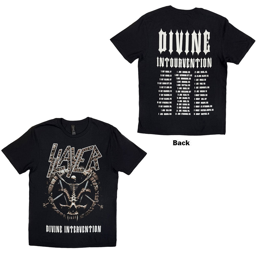 Slayer T-Shirt: Divine Intervention 2014 Dates