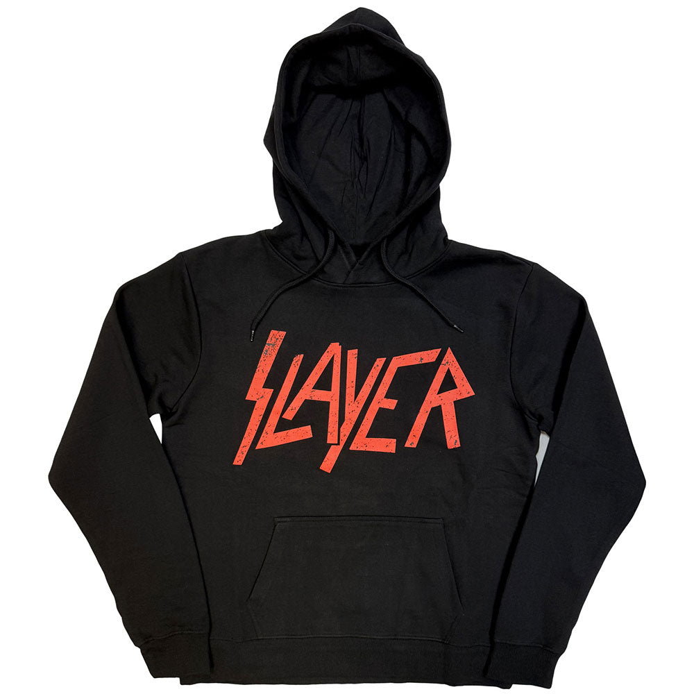Slayer Pullover Hoodie: Distressed Logo