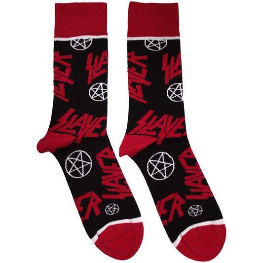Slayer Socks: Logos and Pentegrams