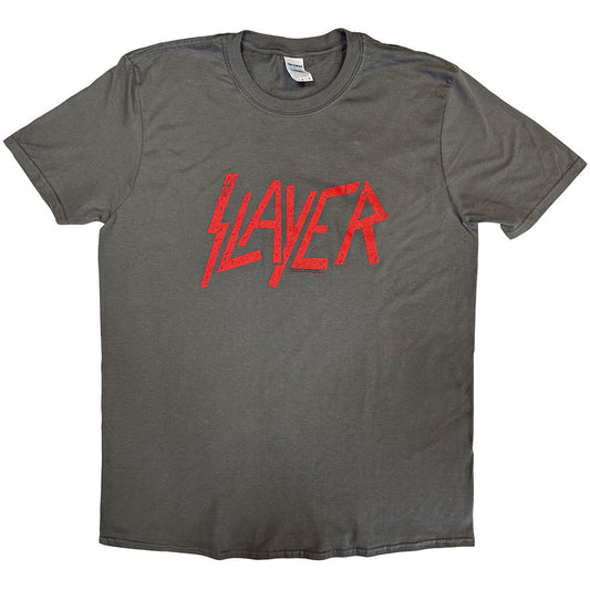 Slayer T-Shirt: Distressed Logo