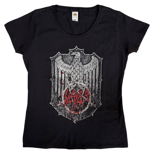 Slayer Ladies T-Shirt: Bloody Shield