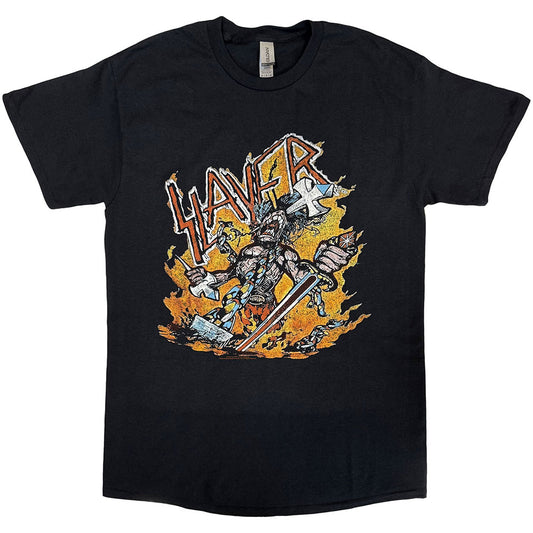 Slayer T-Shirt: Cartoon Flames