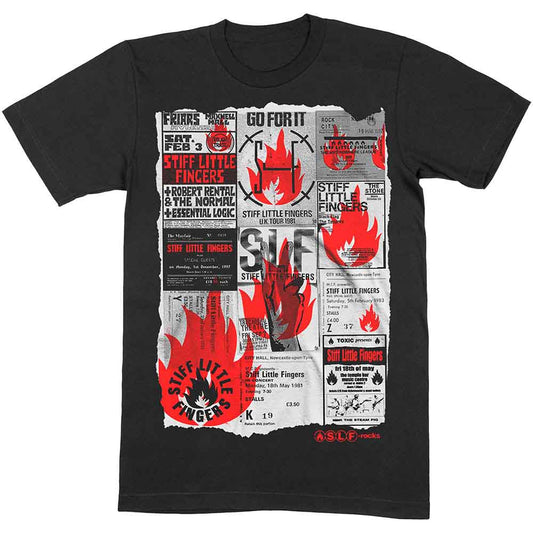 Stiff Little Fingers T-Shirt: Flyer