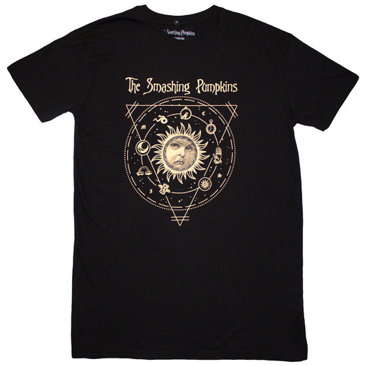 The Smashing Pumpkins Ladies T-Shirt Dress: Celestial Sun