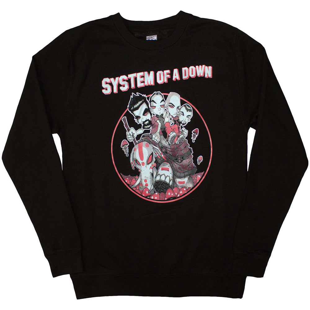 System Of A Down Sweatshirt: Mushroom People