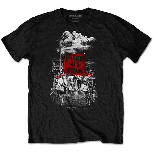 System Of A Down T-Shirt: Banner Marches
