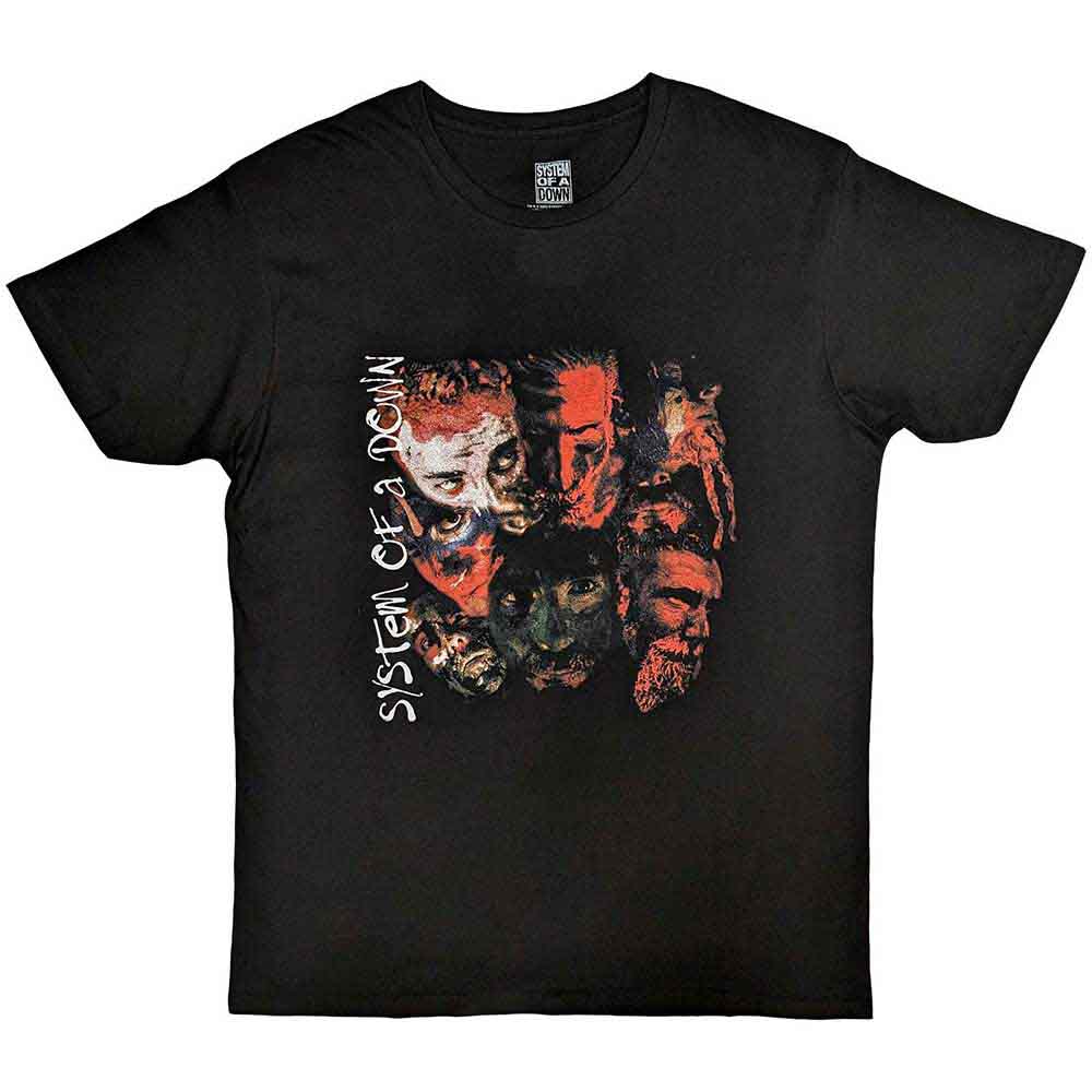 System Of A Down T-Shirt: Painted Faces