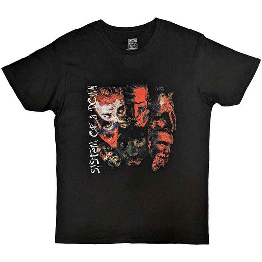 System Of A Down T-Shirt: Painted Faces