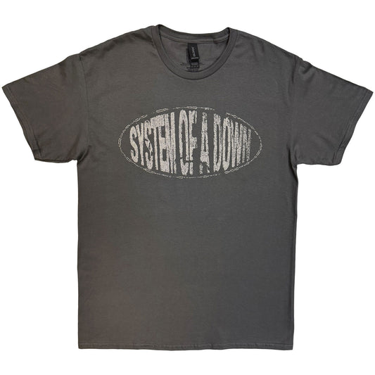 System Of A Down T-Shirt: Stretched Logo