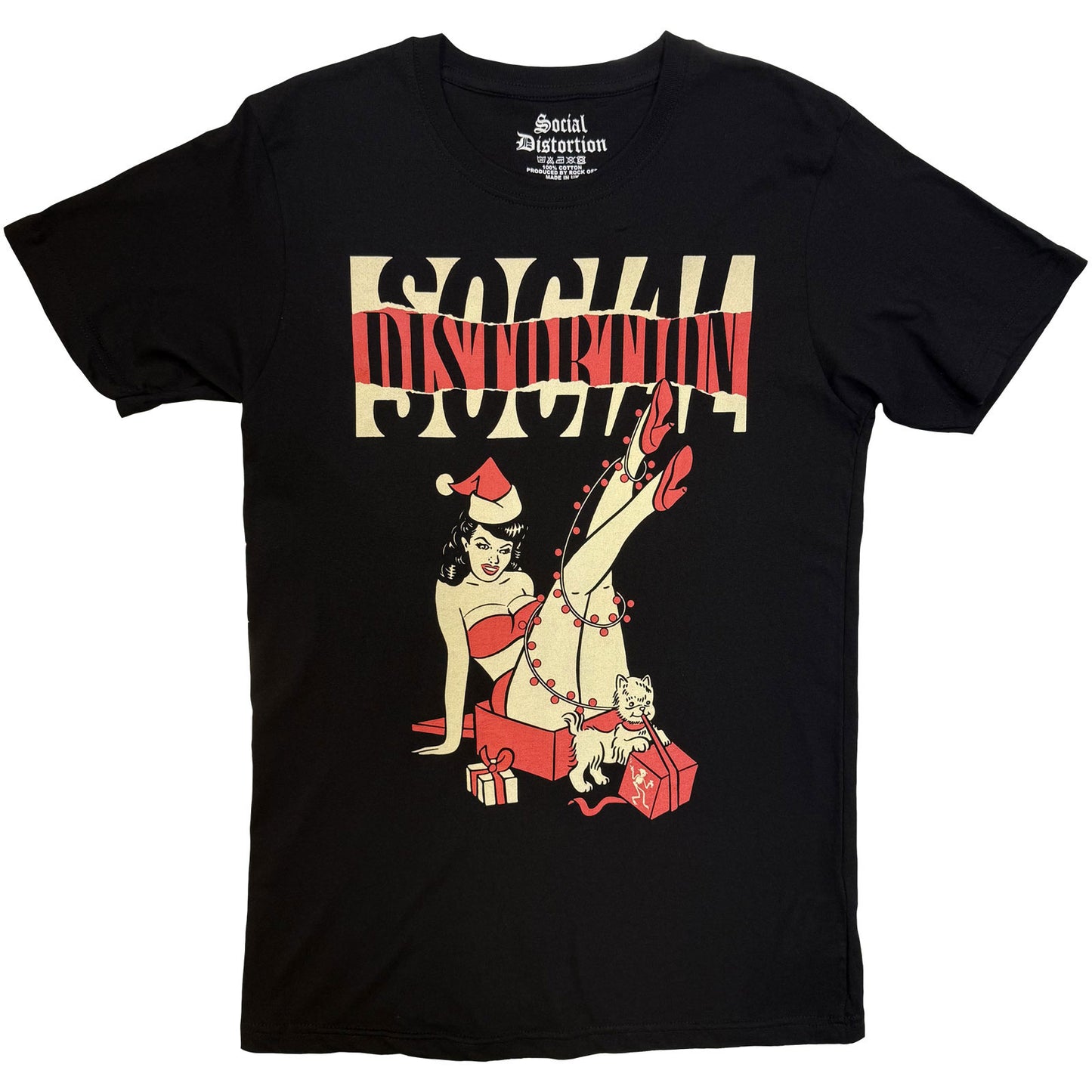 Social Distortion T-Shirt: Pin Up Holiday