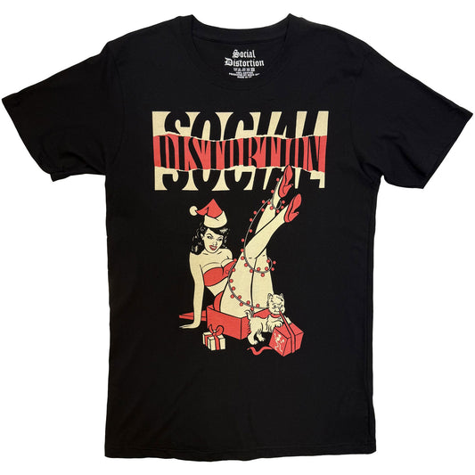 Social Distortion T-Shirt: Pin Up Holiday