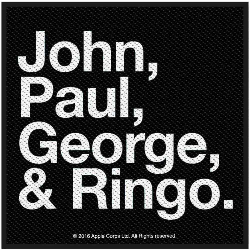 The Beatles Patch: John  Paul  George & Ringo