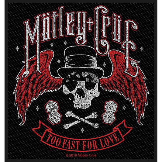 Motley Crue Patch: Too Fast For Love