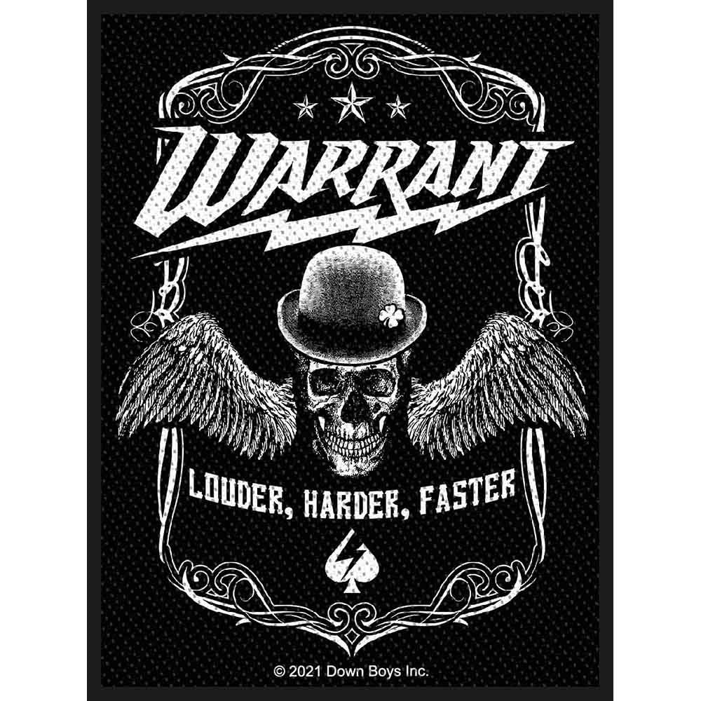 Warrant Patch: Louder Harder Faster