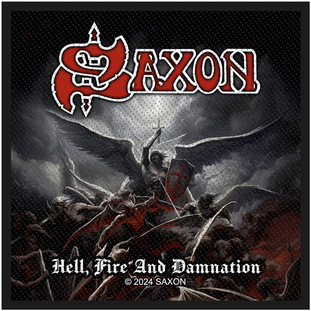 Saxon Patch: Hell  Fire And Damnation