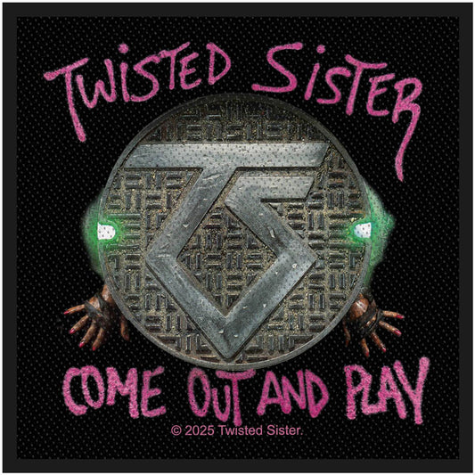 Twisted Sister Standard Woven Patch: Come Out And Play