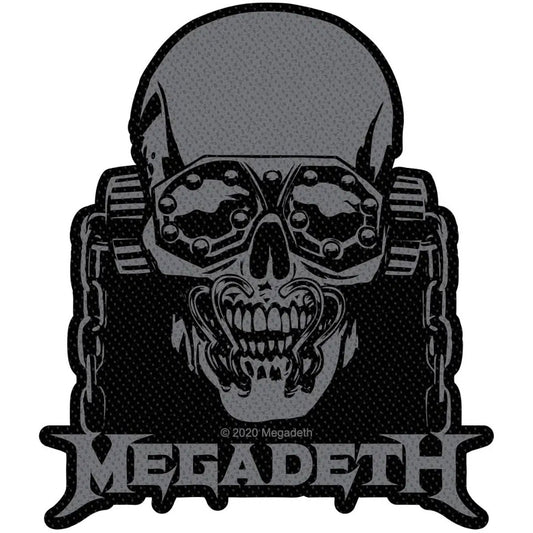 Megadeth Standard Woven Patch: Vic Rattlehead Cut Out