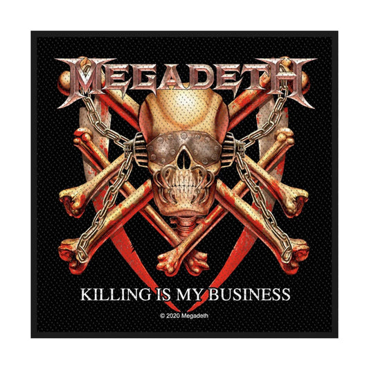 Megadeth Standard Woven Patch: Killing Is My Business