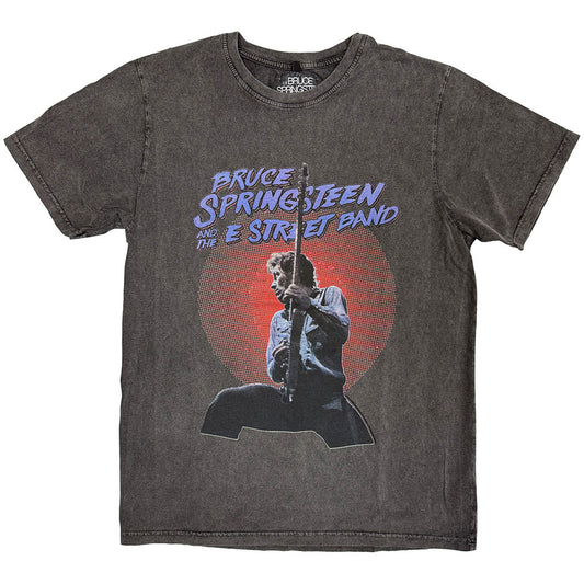 Bruce Springsteen Stone Wash T-Shirt: Live Photo
