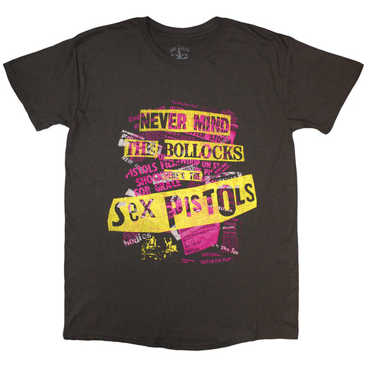 The Sex Pistols T-Shirt: NMTB Text Overlay