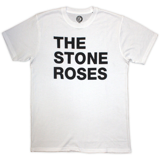 The Stone Roses T-Shirt: Left Justified Text