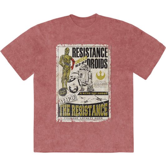 Star Wars Stone Wash T-Shirt: Resistance Droids