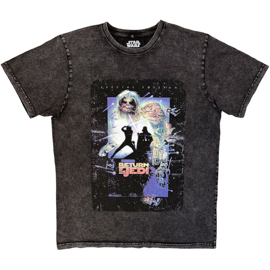 Star Wars Stone Wash T-Shirt: ROTJ Silhouette