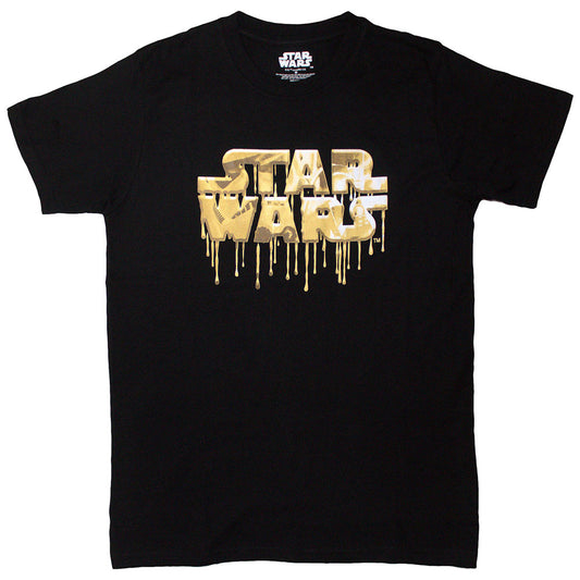 Star Wars T-Shirt: Gold Drip Logo