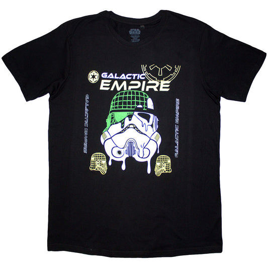 Star Wars T-Shirt: Galactic Empire Melted Mask