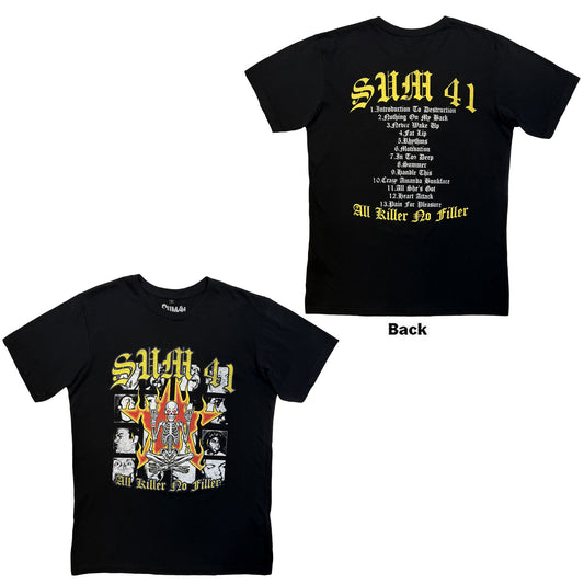 Sum 41 Carbon T-Shirt: All Killer No Filler Tracklist